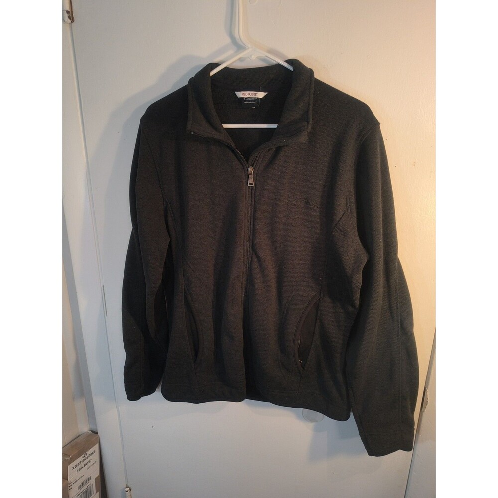 Vintage Black Logo CADILLAC Sweater Full Zip Ladies XL Official GM Issue